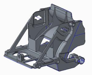 China EMT 2000T Die Car Seat Frame Magnesium Metal Alloy wholesale