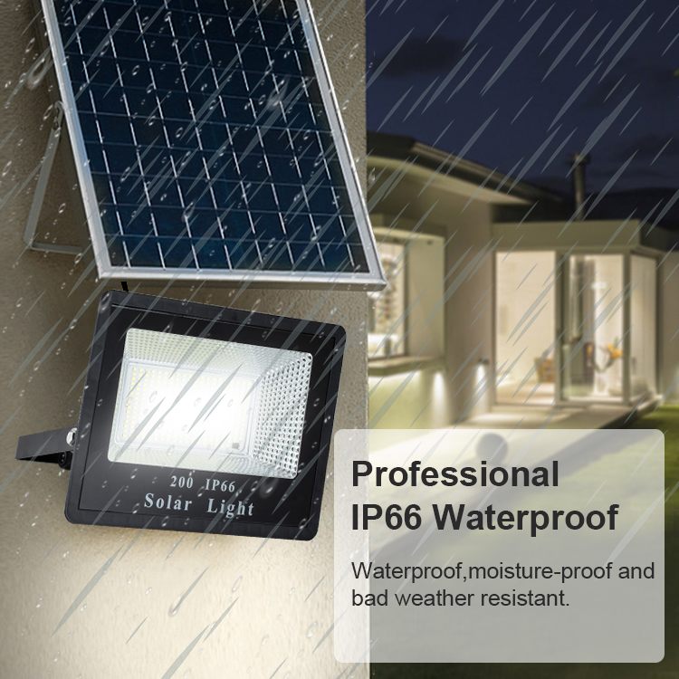 Polycrystalline Silicon Solar Panel Dusk To Dawn Flood Lights for Stadium Street Lamp