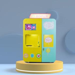 China Outdoor Robot Cotton Candy Vending Machine Yellow Bill Payment wholesale