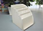 DS-002 Newspaper Retail Corrugated Plastic Display Anti Collision