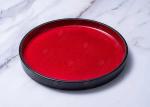 Impact Resistance Straight Ceramic Dinner Plate Microwave Safe