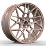 23inch 23x10 Concave Monoblock 1 Piece Rims Wheels Rose Gold Forged Ranger Rover