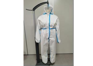 China Personal Safety Disposable Medical Coverall With Hood Lightweight wholesale