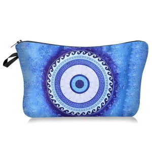 Manufacturers Wholesale Printed Devil Eye Cosmetic Bag High Quality Waterproof