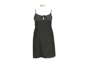 China Jacquard Ladies Night Dresses Sleepwear Woman Black Satin Cami Dress Eco Friendly wholesale