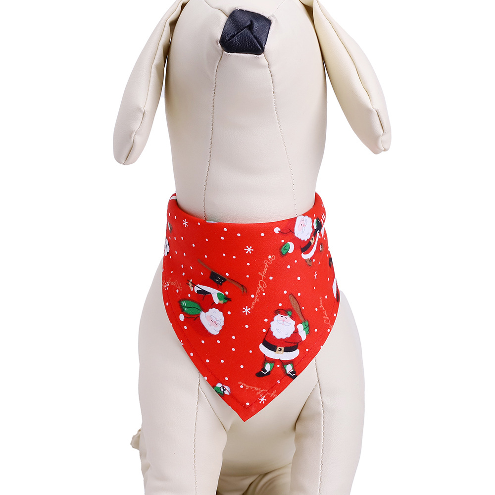Classic Style Personalized Pet Bandana Solid Pattern Cute Dog Bandanas