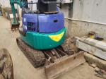 Used KOMATSU PC15 1.5 Ton Mini Excavator For Sale with Rubber track shoe