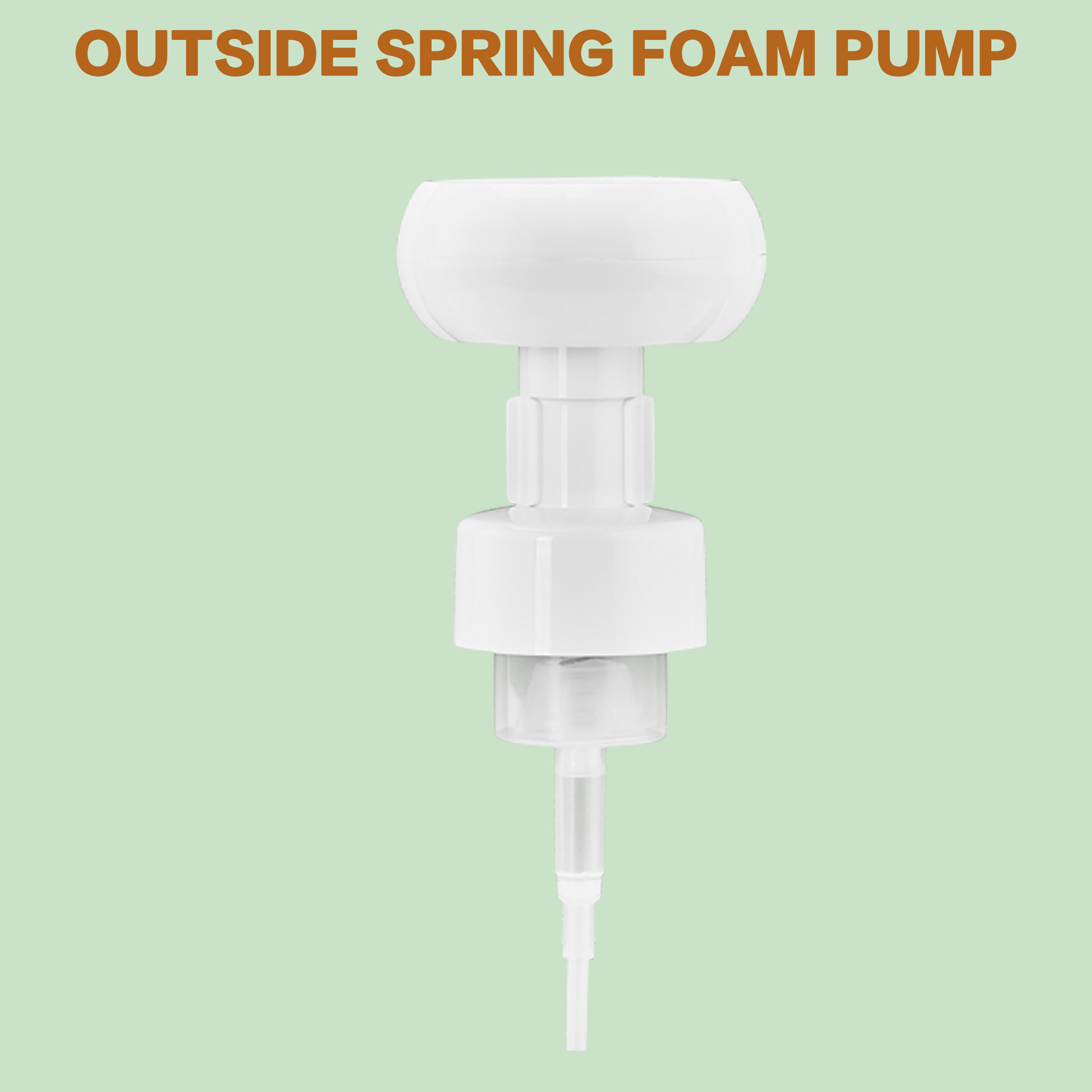 43-410-D Closure Model Foam Bottle Pump with Transparent Pump Tube