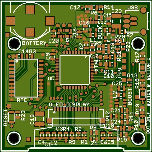 Thick Gold PCB Prototype Multilayers Rohs 94v0 High Complexity Immersion Gold Surface
