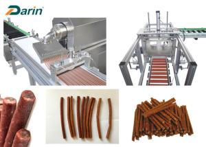 China Dog Pet Chews Auto Meat Strips Dog Treats Pet Food Production Line / Pet Chews Extruder wholesale