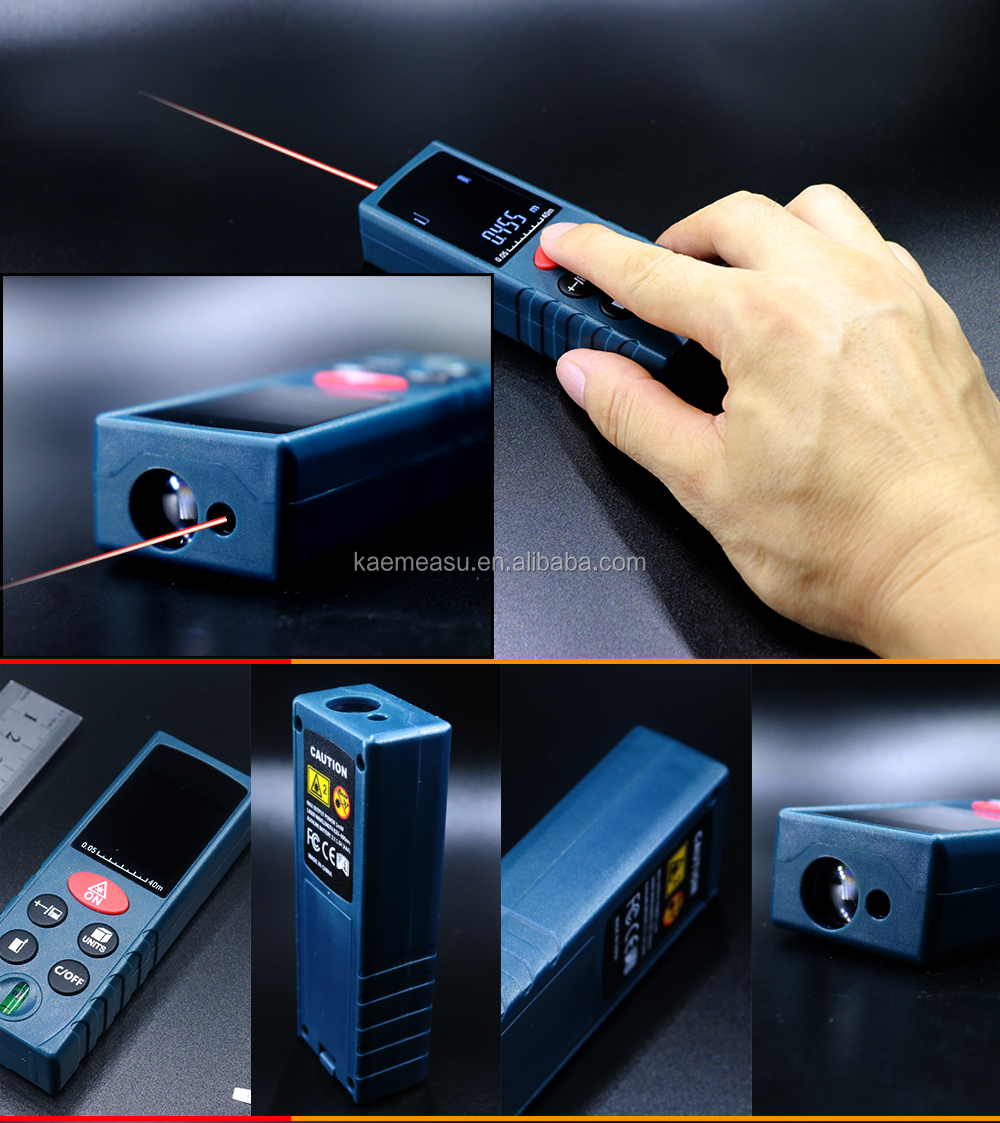Laser Distance Meter 40M 60M 80M 100M Handheld Portable Laser Rangefinder Electronic Tape Measure Price