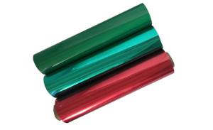 China Sequin Laser Metalized BOPP Film Rolls , Red Heat Sealable BOPP Film wholesale