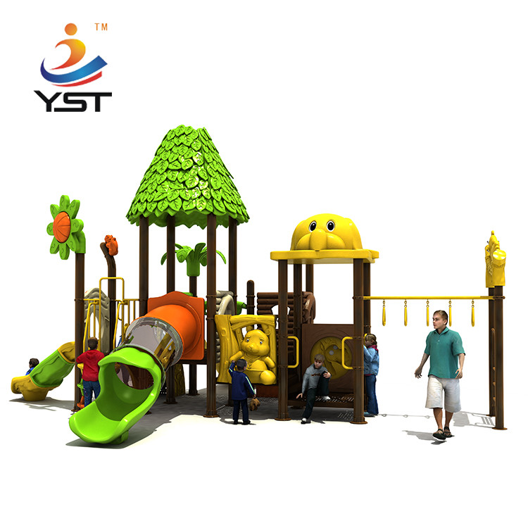 Interesting Kids Outdoor Play Slide Galvanized Steel Pipe Easy Installation