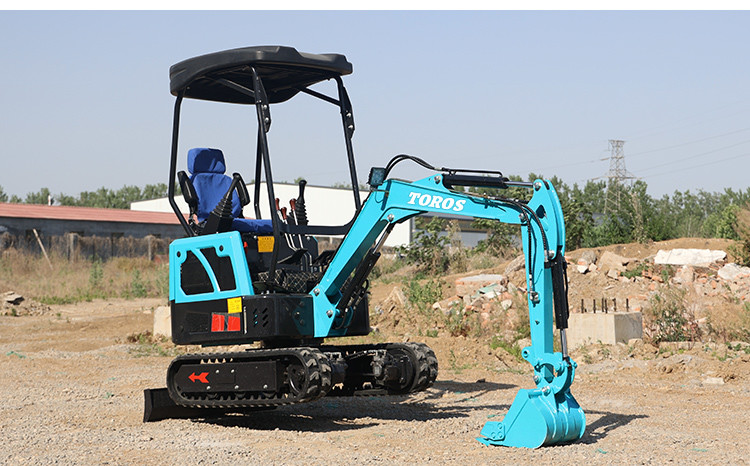19KW Toros Mini Excavator Hydraulic 1.5 Ton Mini Digger Home Use