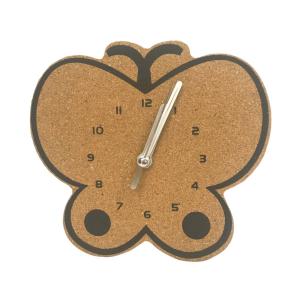 China Silent Butterfly Shaped Cork Clock Quartz Movement Battery Operated on sale