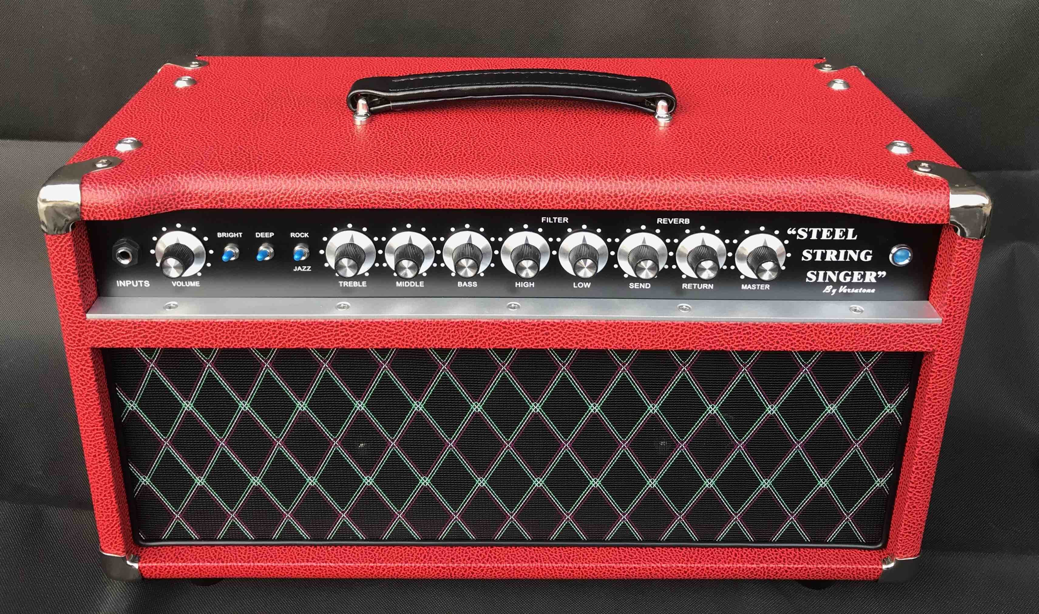 Custom Dumble Steel String Singer Clean Reverb Tone SSS20 ECC83S*5 EH 6V6*2, Handmade Grand Guitar Amp Head 20W 50W 100W Optional