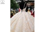 Sling Ladies Bridal Gown / Backless Sweetheart Bridal Gowns Heavy Beaded Flowers