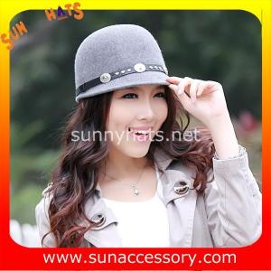 China 9310992 Sun Accessory customized winner fashion 100% wool felt cadet newsboy hats, women hats and caps wholesaling wholesale