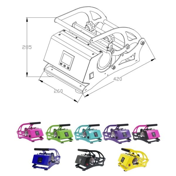 Best Mug And Tumbler Heat Press Cup Sublimation Machine For 11oz 15oz 20oz 30oz