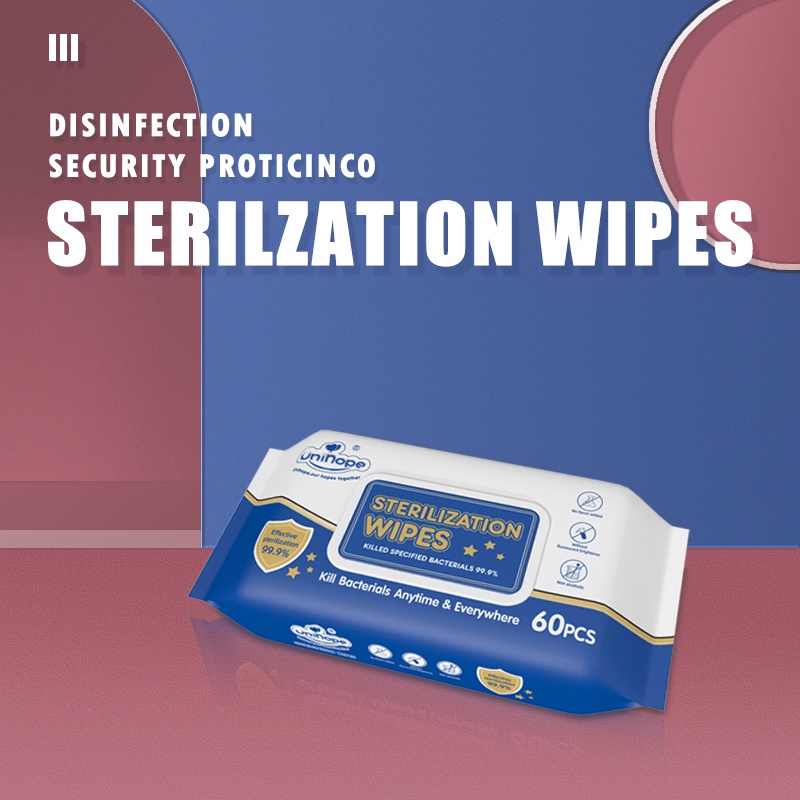 Non-Woven 40g 75% Soft Alcohol Wipes for Adult Children All-Purpose Cleaning Detergent
