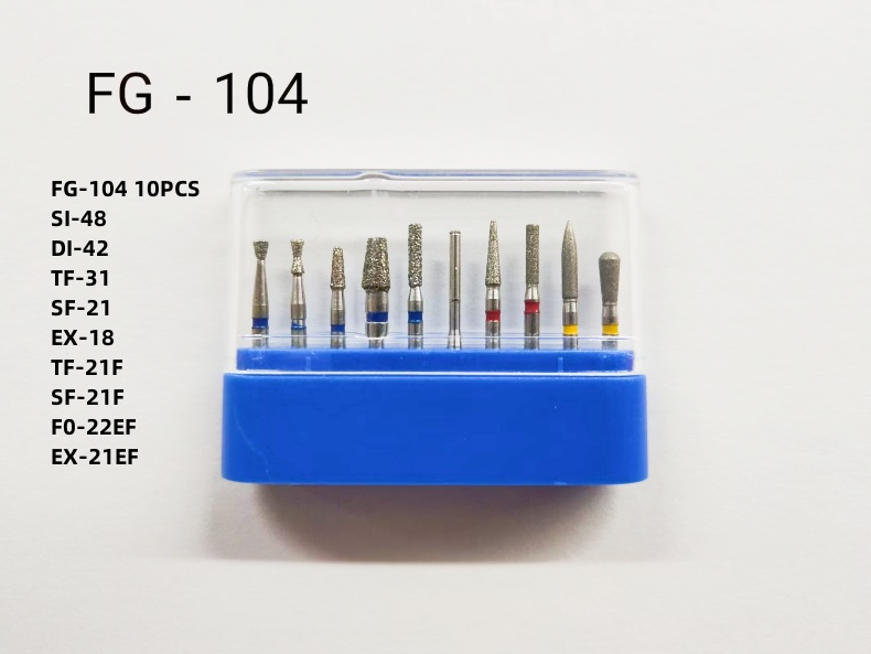 FG High Speed Polishing Rotary Bur Surgical Stainess Steel Dental Diamond Burs