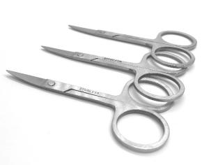 China Beauty Cosmetic Eyelash Extension Tools Mini Eyebrow Trimming Scissors wholesale