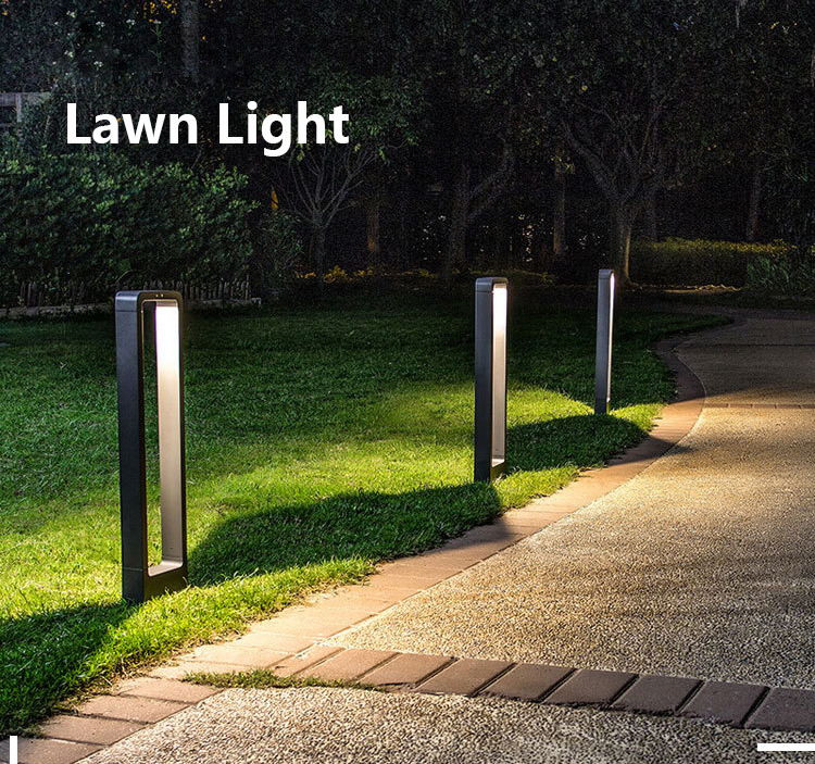 300mm Short Outdoor Lawn Lights 7w Energy Saving With Remote Control Function