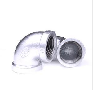 China Galvanized malleable cast iron pipe fittings elbow wholesale