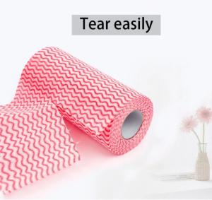 China Perforated Kitchen Nonwoven 50GSM Disposable Cleaning Cloth wholesale