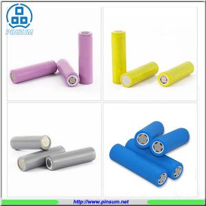 China Rechargeable lithium ion cylinder battery 3.7V 2000/2200/2400/2600mah battery cell wholesale