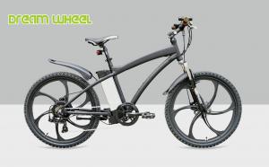 25km/H Electric Mountain Bicycle , Magnesium Alloy Electric Mountain Bikes For Men