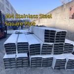 304 SS Rectangle Pipe 300 Series ASTM A269 TP304 180*80*4.0MM Hairline Surface