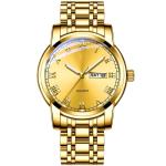 Luxury Quartz Movement Stainless Steel Watch OEM Available 118g