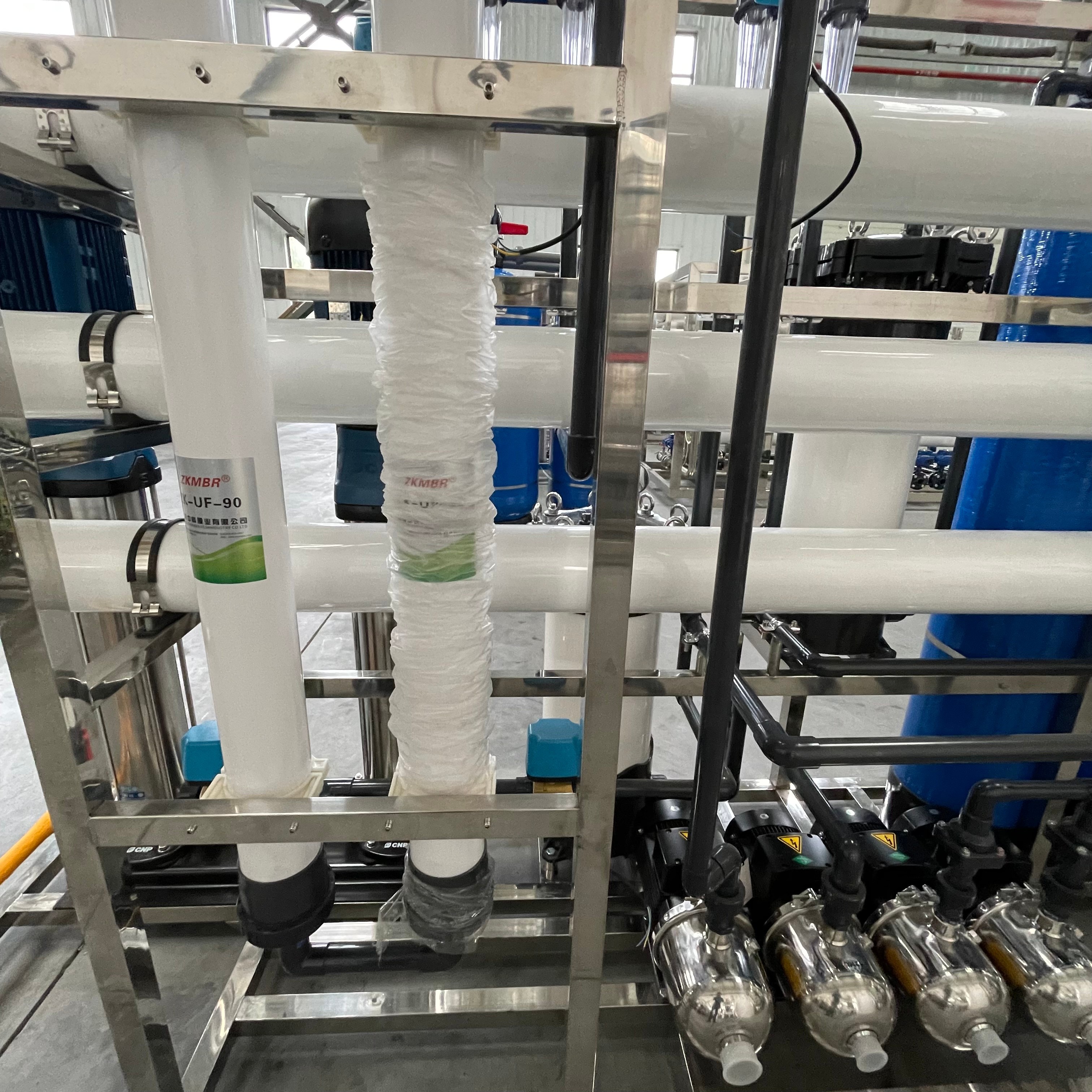 Manufacturer Direct Sales Intelligent 1 Ton / Hour Seawater Desalination System