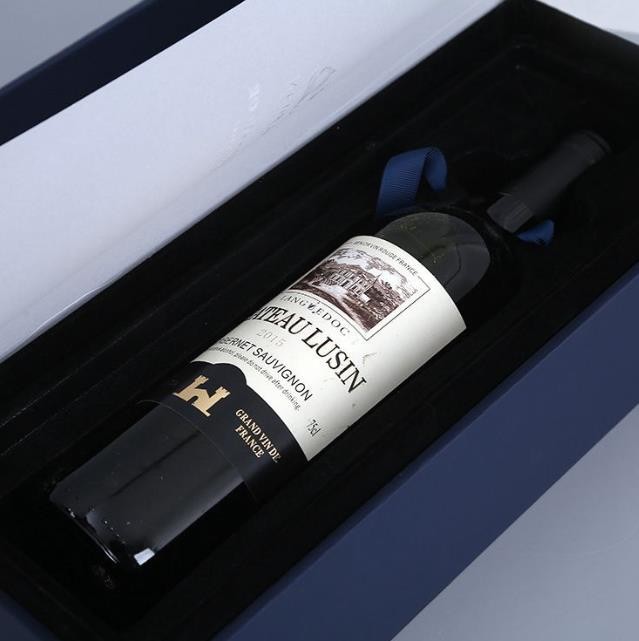 Luxurious 4c Offset Printing Wine Packaging Box