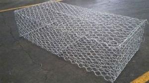 China Galfan Hot Dipped Galvanized Wire Mesh 80x100mm Gabion Wire Netting wholesale