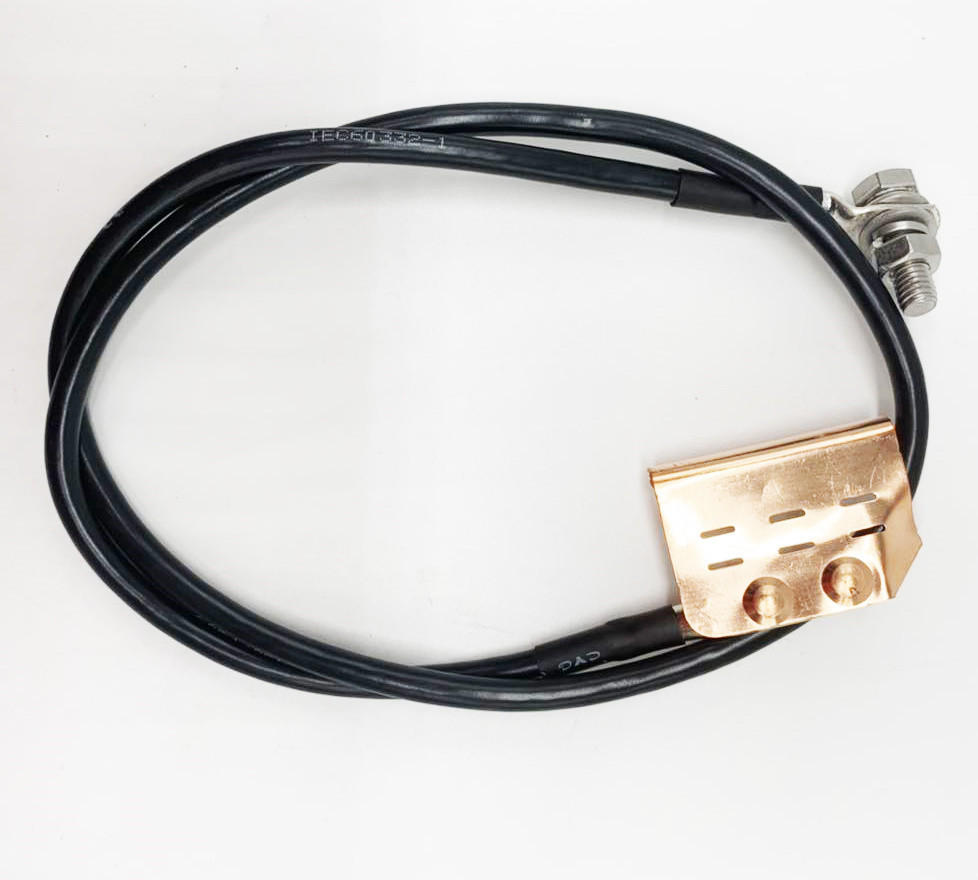 Antenna accessory Copper Banded Universal shield grounding kit for RRU power cable