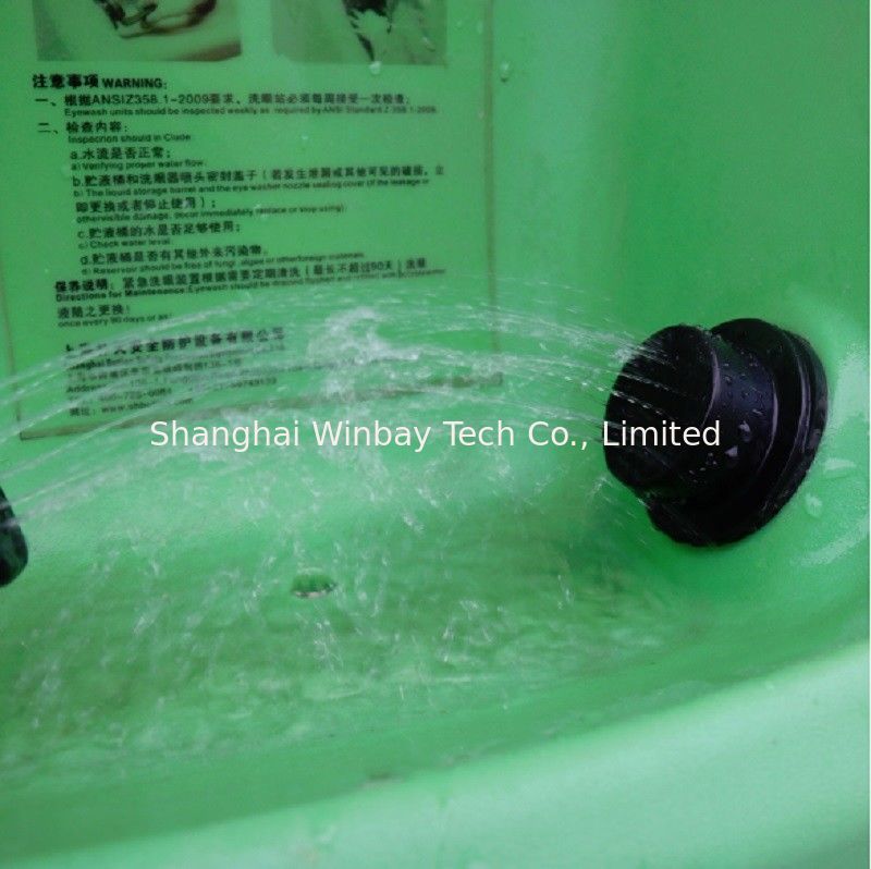 Trolley portable eyewash 30L(8gallon) emergency eyewash ABS portable eye wash station, plastic emergency eye wash