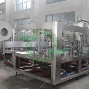 China Bottle Washer Capper Liquid With Carbon Dioxide Carbonated Drink Filling Line wholesale