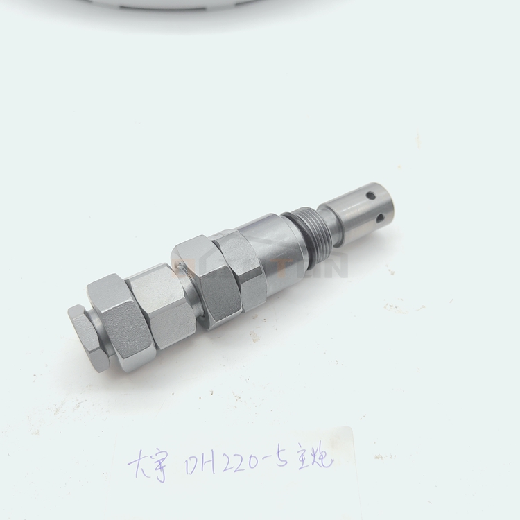 DH220-5 excavator main relief valve for Daewoo 2420-1225 replacement valve assembly