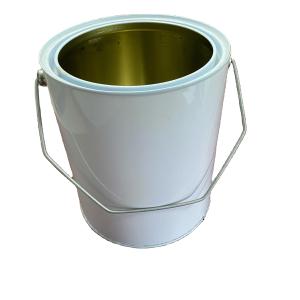 China Chemical 4 Litre Empty Paint Tins Containers White Coating wholesale