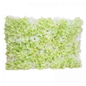 China Silk Rose Artificial Flower Wall Panels Wedding Background Layout 40x40 wholesale