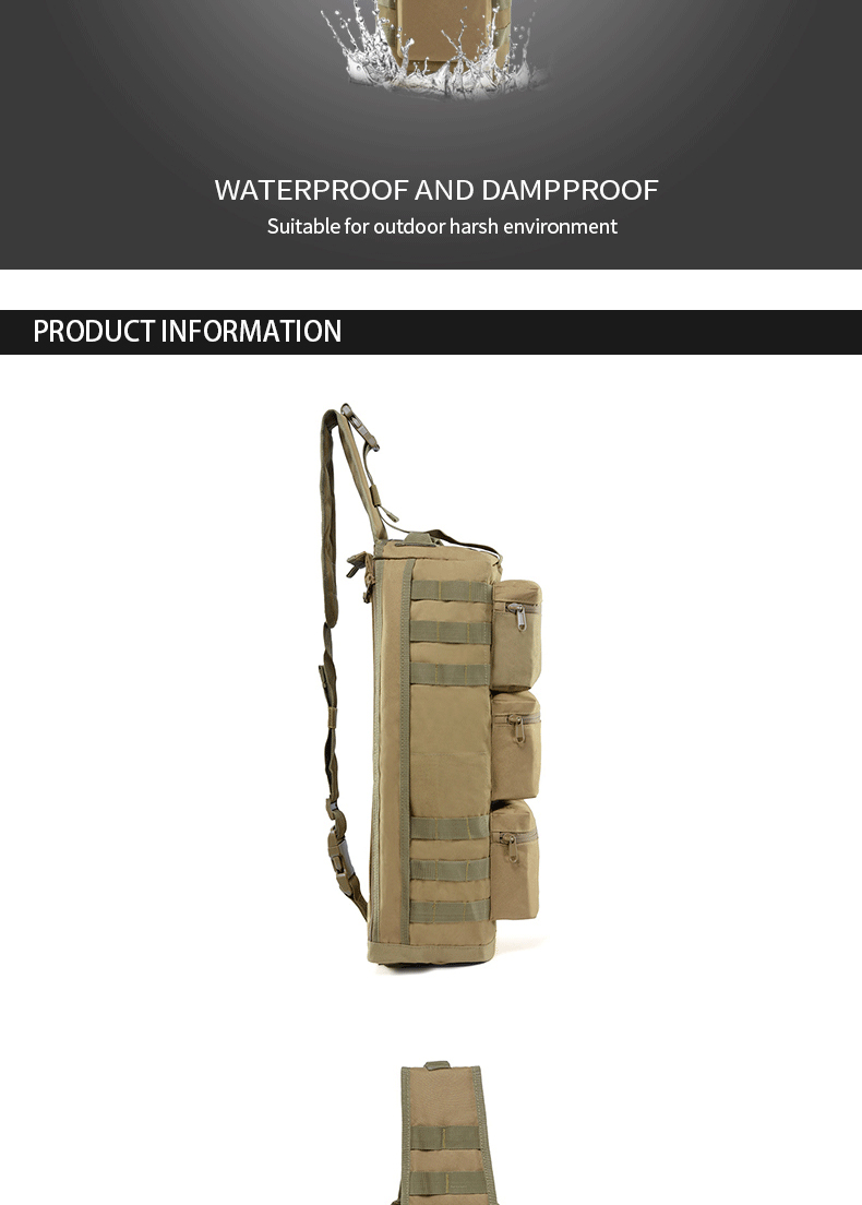 Street Riding Essential 15L Capacity Waist Bag with Pouch Waterproof Design