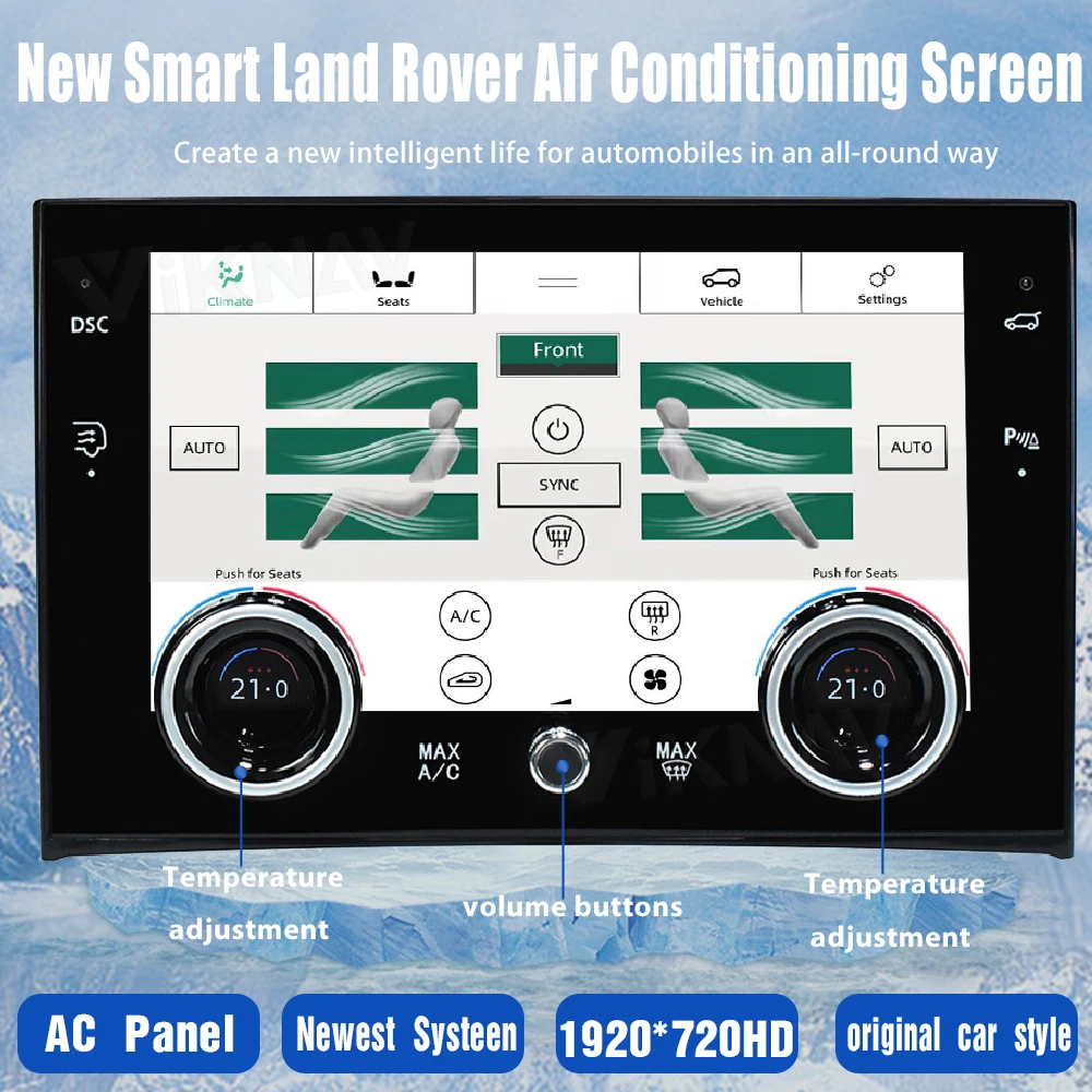 12.3inch Car Radio For Land Range Rover Vogue V8 L322 2002-2012 Touch Screen GPS Navigation Multimedia Stereo Player