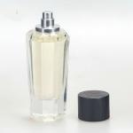 high-grade glass glass perfume bottle with wooden magnet cap and pump spray