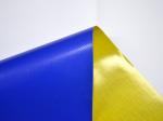Cold Crack Resistant Plastic Coated Fabric , 500D / 1000D Coloured Tarpaulin