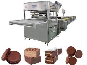 China 1800kg Chocolate Enrobing Machine wholesale