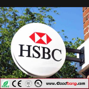 China led lighting waterproof led advertising outdoor 3d plastic sign board wholesale