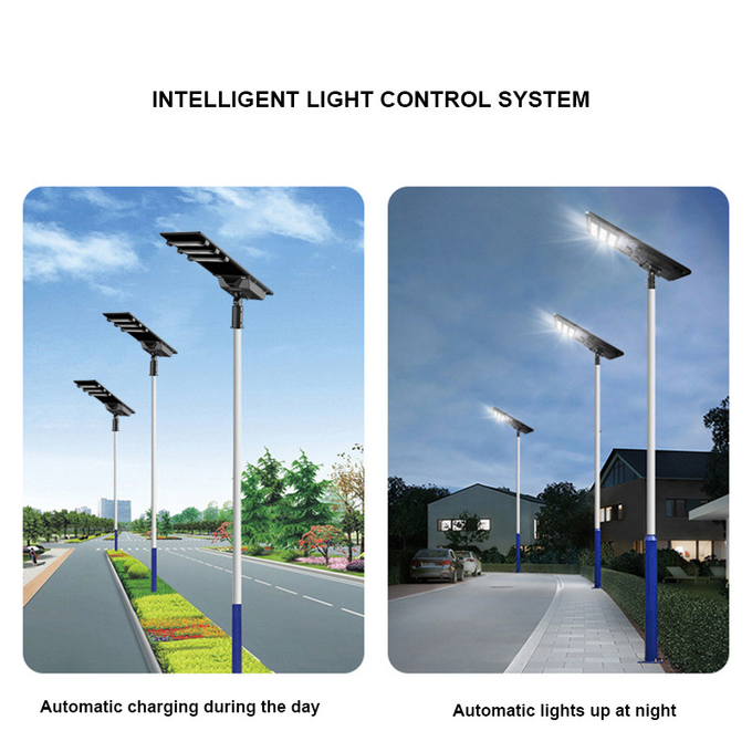 60watt Integrated Solar Street Light With Aluminum Alloy Height 6 To 8m