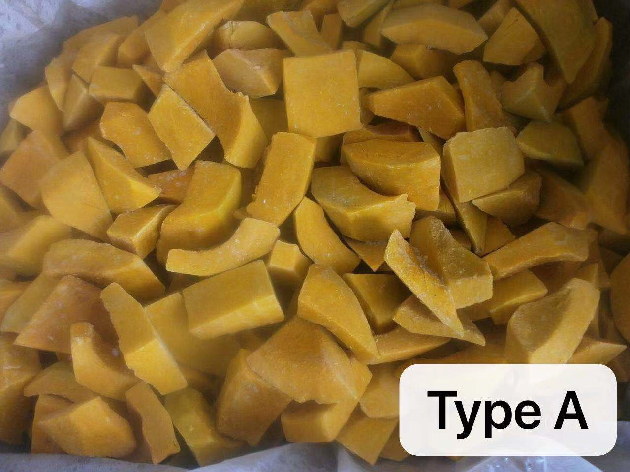 Frozen Sweet Pumpkin Chunks, Variety of Ebis, for Sweet Pumpkin Paste